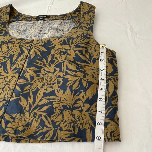 *Madewell Linen Cropped Top Shorts Set Size 8/M - Picture 9 of 16